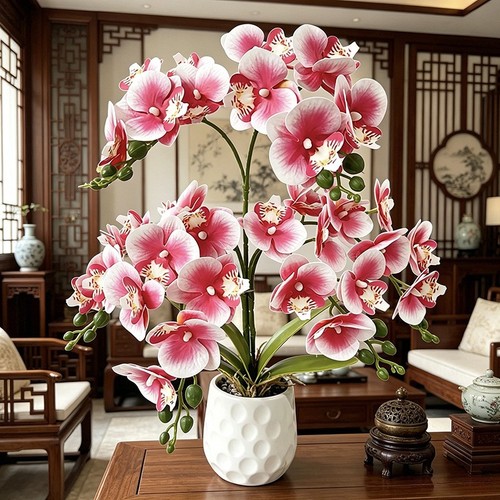 45cm tall faux - tall, phalaenopsis