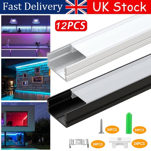 12pack led aluminium channel - led,