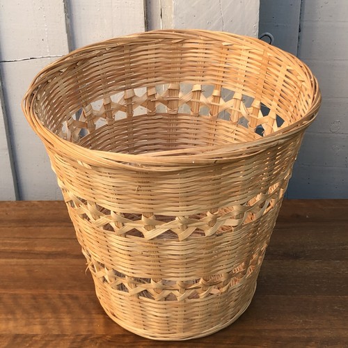 Vintage wicker woven rattan - woven,