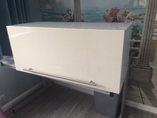 IKEA Faktum Wall Cabinet With Gloss Cream Door
