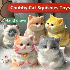Taba Squishy Relief Squeeze Cat, Cat Stress Ball Taba Squishy Cat Squishies Toys