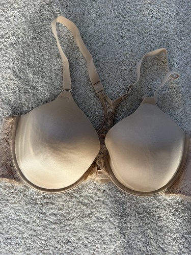 Bra maidenform 38c cream front - bra,
