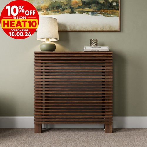 Radiator cover walnut modern - radiator,