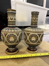 PAIR ANTIQUE VINTAGE VILLEROY