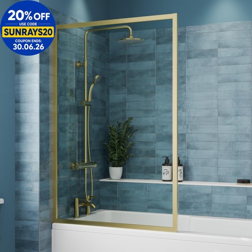 Avox square framed bath shower - avox,