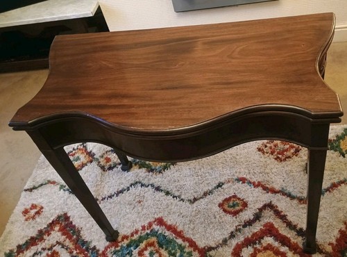 Antique mahogany serpentine - antique,