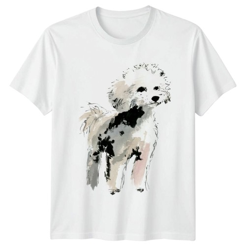 Watercolor bichon frise dog - watercolor,