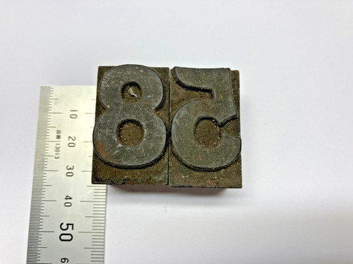 Vintage wooden letterpress