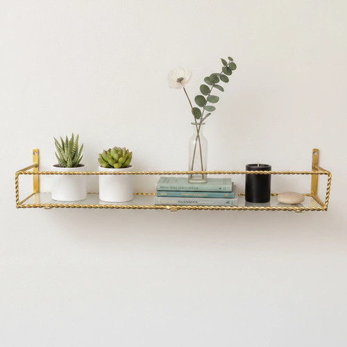 Large gold twisted rope design - twisted,