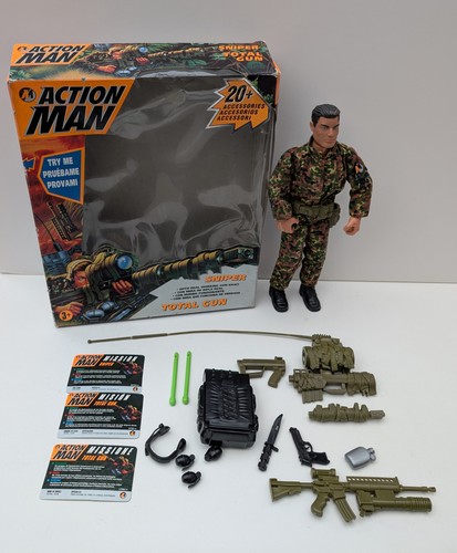 Vintage action man sniper - action,