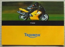TRIUMPH TT600 MOTORCYCLE Sales Brochure 2000 #T3864574