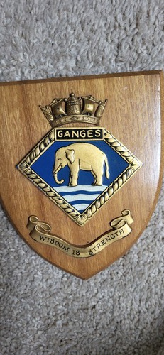 Vintage royal navy hms ganges - royal,