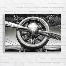 Closeup radial engine - radial,