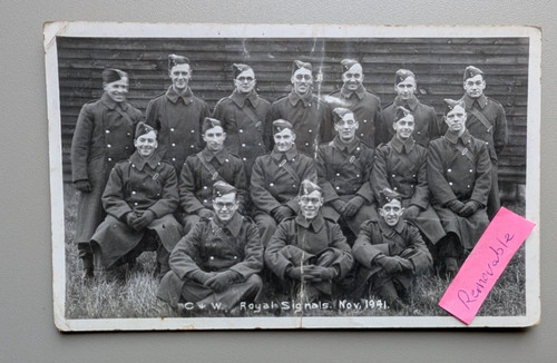 Old photo ww2 group - old, soldier