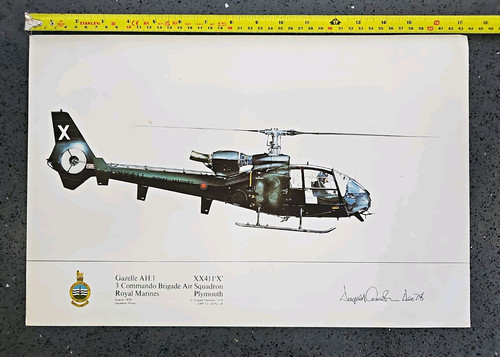 Original signed squadron print - signed,