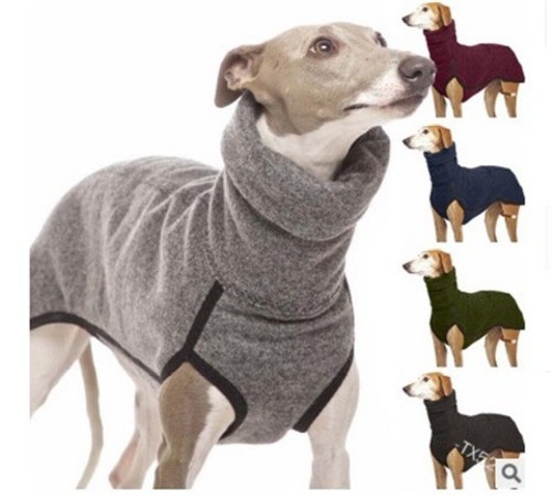 Dogs winter high collar jumper - high,