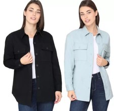 Womens Ladies Shacket Shirt