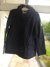 Aigle Navy Blue Fifty Lady Waterproof Outdoor Hooded Windbreaker Jacket M UK 14