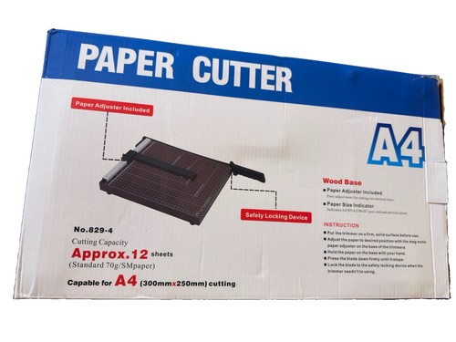 Manual paper cutter heavy - a4,