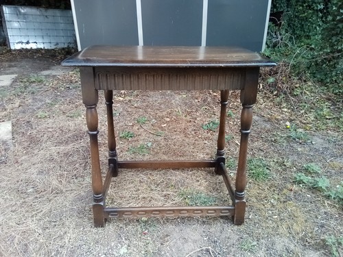 Priory dark brown oak - brown, vintage