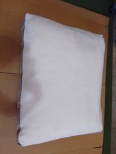 Faux Linen Effect Luxury Dog Mattress 90x70x10cm Extra Large Beige