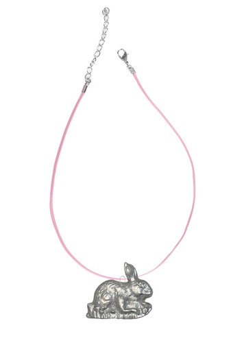 Z60 rabbit motif - motif, pewter