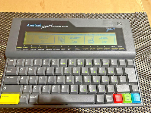 Amstrad nc100 notepad computer - notepad,