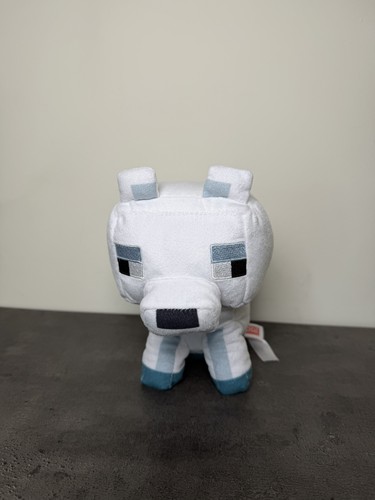 Minecraft arctic fox plush toy - arctic,