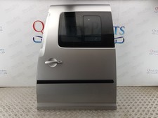 VOLKSWAGEN CADDY MAXI REAR SLIDING DOOR LEFT PASSENGER SIDE IN SILVER MK3 2011