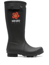 KENZO x HUNTER Original Black Womens Wellington Boots Wellies UK Size 7 - BNWT