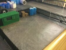 N Gauge Security Fence Black 6pk