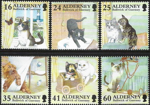 1996 alderney a89 a94 cats - 1996,