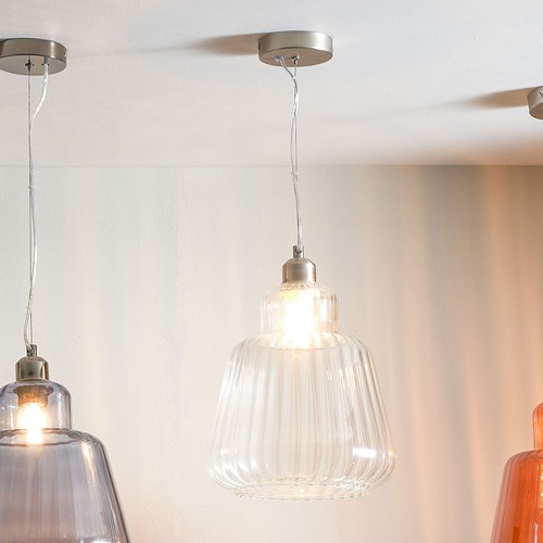 Retro pendant light clear - pendant,