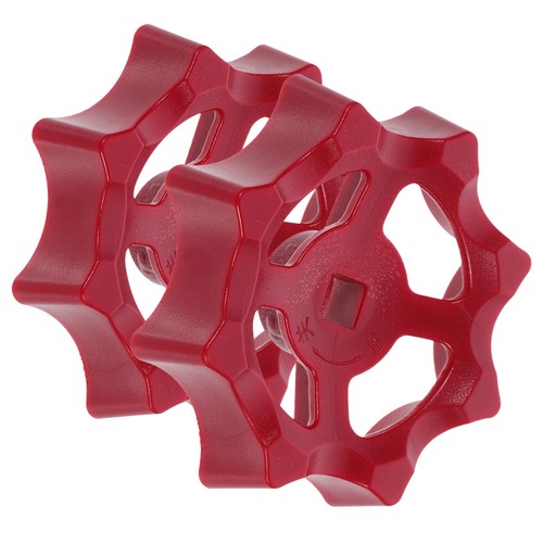 2pcs red plastic - plastic, valve