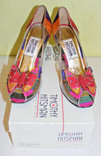 Vintage 1980s Timothy Hitsman shoes Adventure Clear Vinillo size 7C USA 5 UK