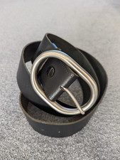 Wide Leather Belt M Womens