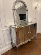 Large Mirrored Sideboard -