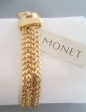 Vintage Monet Bracelet 22k
