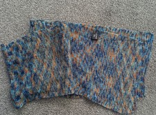 TIE RACK BLUE SPARKLY SCARF 23