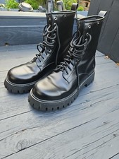 Alegra K Men’s Combat Boots – Punk / Alternative Style – Size 9