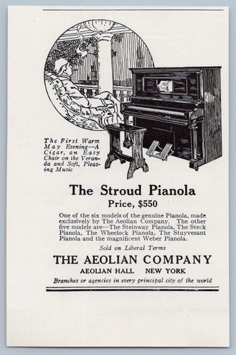 1914 aeolian stroud - 1914, pianola