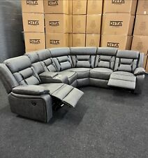 Electric reclining Corner Sofa With USB Charging