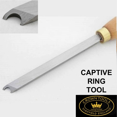 Woodturning captive ring tool - captive,