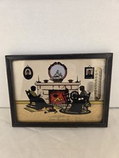 Vintage Reverse Glass Painting