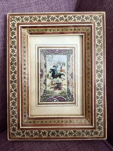 Vintage persian miniature - vintage,