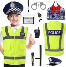 Kids Police Costume - 10 Pcs