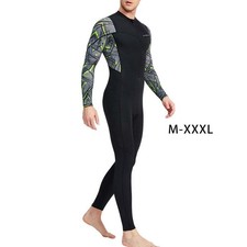 Mens Wetsuit Front Zip for Diving, Scuba, Snorkelling M-XXXL