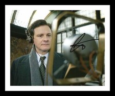 Colin Firth - The Kings Speech Autograph Signed & Framed Photo