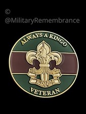 King's Regiment Veteran Colours Lapel Pin (VET12)
