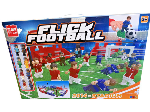 Block tech flick football - tech,